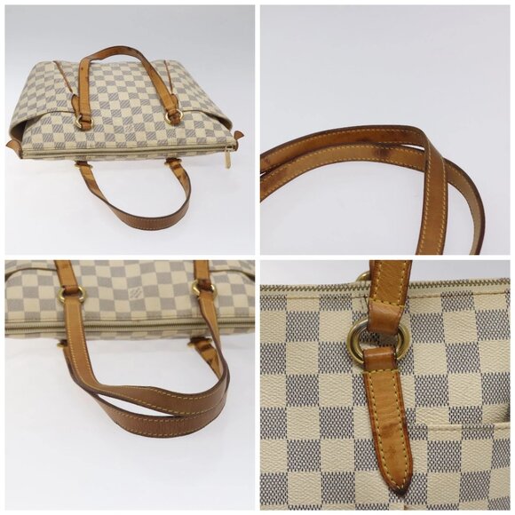 LOUIS VUITTON Damier Azur Totally PM Tote Bag N51261 LV Auth 122998 - Picture 16 of 16